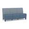 Lesro Siena Armless 3 Seat Tandem Seating No Center Arms, Walnut, RS RainSong Back, MD Titan Seat SN3102 - alternate 1